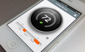 Uninvited Nest Thermostat Mobile Redesign
